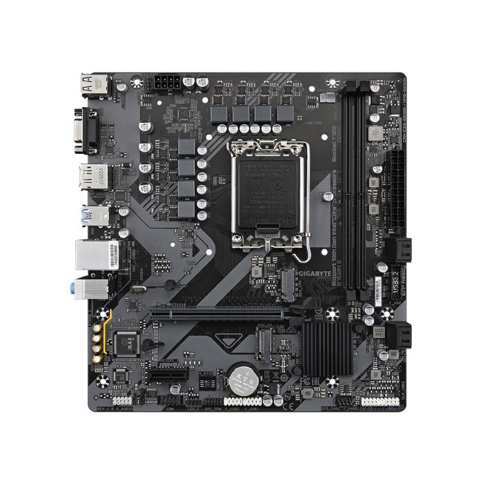 GIGABYTE B760M E DDR5 Micro ATX Motherboard - Black - Image 3