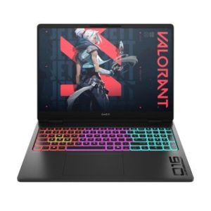 HP Omen Max (16-AK0931NR) Gaming Laptop, Ryzen AI 9 HX 375 Processor, 32GB DDR5 Ram, 1TB SSD Gen4 NVMe, RTX 5080 16GB Graphics, 16"WQXGA IPS 240Hz Display, Full-size, per key RGB Backlit Keyboard, Windows 11, Black | BL9E1UA