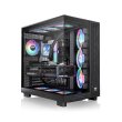 Thermaltake View 380 XL TG Mid Tower Two Panel Front & Left Side Tempered Glass Case with 4 ARGB Fans - Black - Image 4