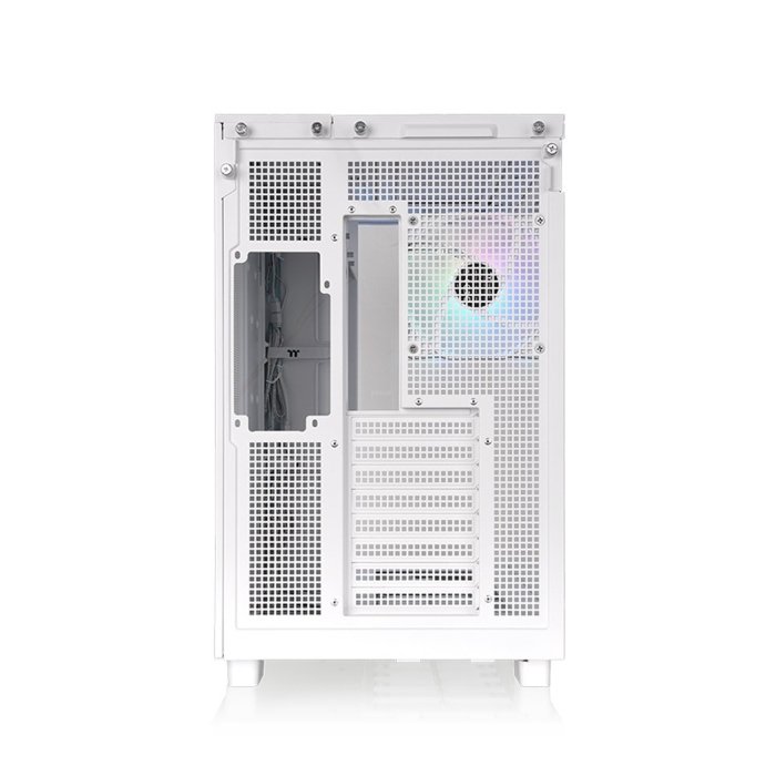 Thermaltake View 380 XL TG Mid Tower Two Panel Front & Left Side Tempered Glass Case with 4 ARGB Fans - White - Image 2