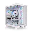 Thermaltake View 380 XL TG Mid Tower Two Panel Front & Left Side Tempered Glass Case with 4 ARGB Fans - White - Image 4