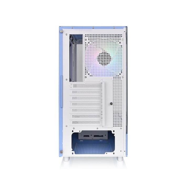 Thermaltake View 270 TG ARGB M-ATX PC Case, Tempered Glass Front and Left Panels, Supports up to 360mm Radiator, 1* CT140 ARGB Preinstalled Fan, USB Type-C x 1, USB 3.0 x 2, Blue | CA-1Y7-00MFWN-02 - Image 2