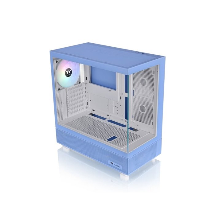 Thermaltake View 270 TG ARGB M-ATX PC Case, Tempered Glass Front and Left Panels, Supports up to 360mm Radiator, 1* CT140 ARGB Preinstalled Fan, USB Type-C x 1, USB 3.0 x 2, Blue | CA-1Y7-00MFWN-02 - Image 3
