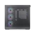Thermaltake View 380TG Mid Tower Two Panel Front & Left Side Tempered Glass Case with 4 ARGB Fans - Black - Image 8