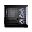 Thermaltake View 380TG Mid Tower Two Panel Front & Left Side Tempered Glass Case with 4 ARGB Fans - Black - Image 6
