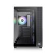 Thermaltake View 380TG Mid Tower Two Panel Front & Left Side Tempered Glass Case with 4 ARGB Fans - Black - Image 5