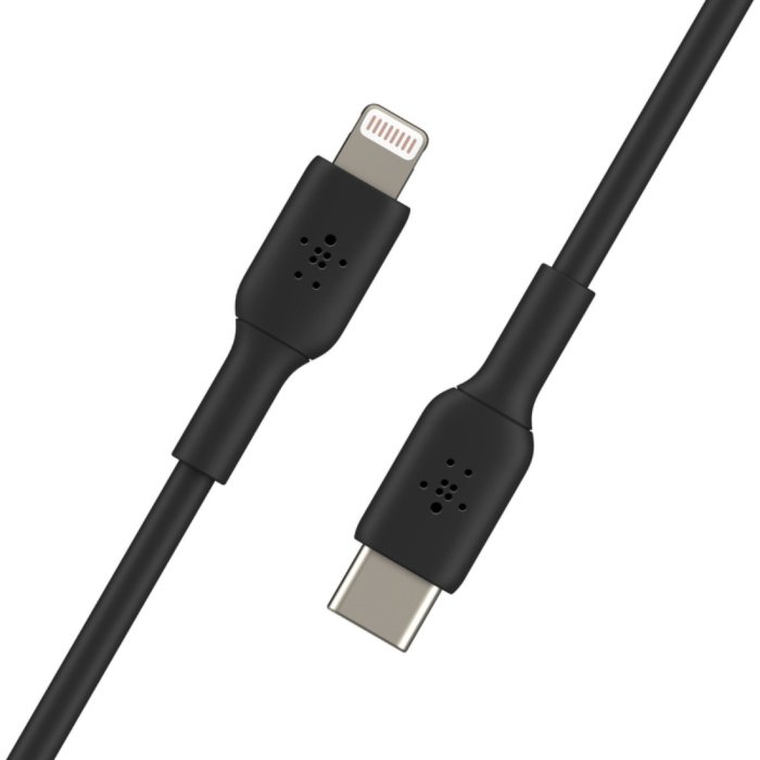 Belkin Boost Charge USB-C Cable With Lightning Connector 1M - Black - Image 2