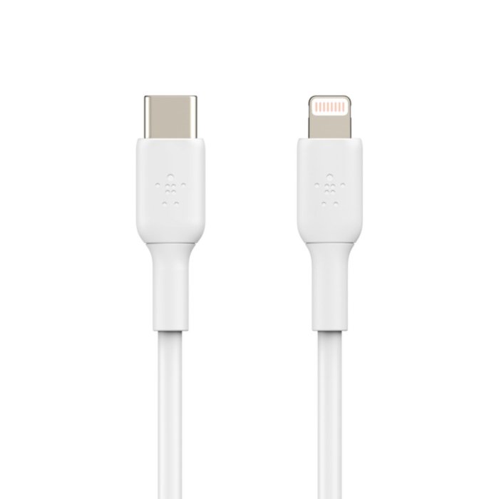 Belkin Boost Charge USB-C Cable With Lightning Connector 1M - White - Image 3
