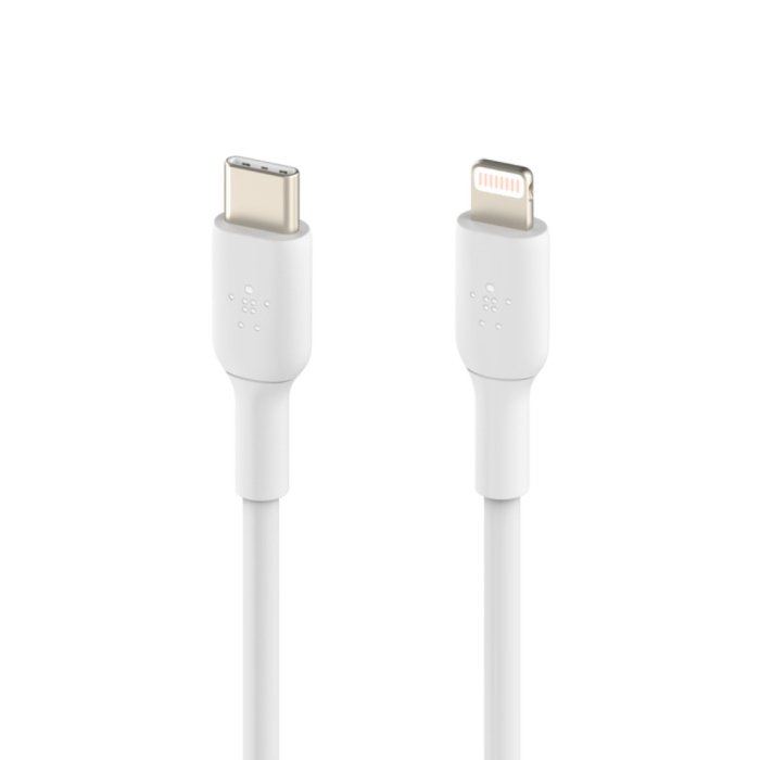 Belkin Boost Charge USB-C Cable With Lightning Connector 1M - White - Image 2
