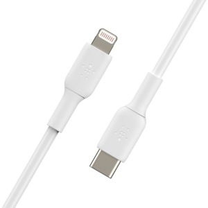 Belkin Boost Charge USB-C Cable With Lightning Connector 1M - White