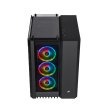 Corsair Crystal Series 680X RGB Airflow ATX Mid-Tower 3 Side Tempered Glass Panel Case with 4 RGB Fans - Black - Image 8