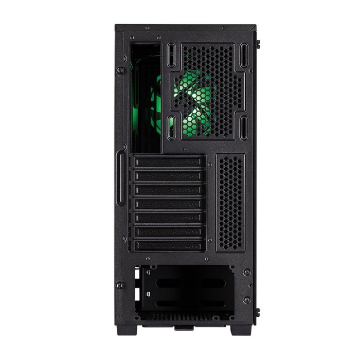 Corsair Carbide Series 175R RGB Mid Tower Steel Plastic Tempered Glass Panel Case with 1 Fan - Black - Image 2