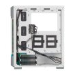 Corsair iCUE 220T RGB Mid-Tower Steel Plastic Side Tempered Glass Panel Case With 3 RGB Fans - White - Image 5