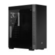 Corsair Carbide Series 110R ATX Mid Tower Steel Plastic Side Tempered Glass Panel Case with 1 Fan - Black - Image 4