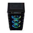 Corsair iCUE 465X RGB Mid-Tower Tempered Glass Side & Front Panel Smart Case with 3 RGB Fans - Black - Image 13