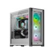 Corsair iCUE 5000X RGB Mid-Tower 4-Sides Tempered Glass Panel with 3 RGB Elite Fans - White - Image 11