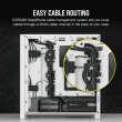 Corsair 4000D Airflow Mid Tower Steel Plastic Side Tempered Glass Panel Case with 3 RGB Fan - White - Image 7