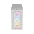 Corsair 3000D RGB Airflow Mid-Tower Side Tempered Glass Panel PC Case With 3 RGB Fans - White - Image 5