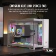 CORSAIR ICUE LINK 2500X RGB Mid Tower Case - White - Image 5