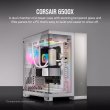 CORSAIR 6500X Mid Tower Case - White/Satin Gray Aluminum - Image 5