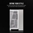 CORSAIR 6500X Mid Tower Case - White/Satin Gray Aluminum - Image 6