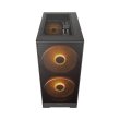 Cougar AIRFACE 180 Series Mid Tower Left Side Tempered Glass Panel Case With 3 ARGB Fans - Black - Image 7