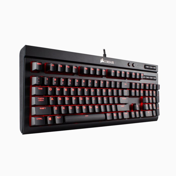 Corsair K68 Mechanical Gaming KeyBoard Red LED MX Cherry Red Switch - Image 2