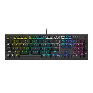 Corsair K60 RGB Pro Mechanical Gaming Keyboard Cherry Viola Mechanical Key switches