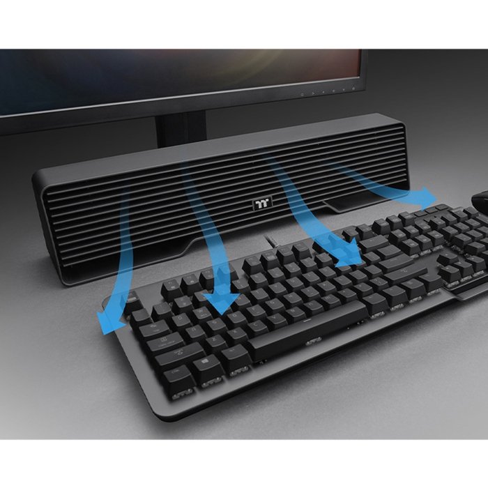 ThermalTake Argent DS100 Desk Cooler 12 Addressable LEDS, 8 Lighting Mods, Supports Fan Speed Adustments - Image 2
