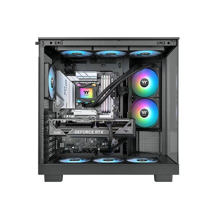 Thermaltake LA240 ARGB Sync AIO Liquid CPU Cooler, 240mm Radiator - Black - Image 2