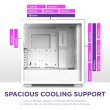 NZXT H7 Elite Premium ATX Mid Tower Two Panel Front & Left Side Tempered Glass Case with 4 RGB Fans - White - Image 10