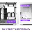 NZXT H7 Elite Premium ATX Mid Tower Two Panel Front & Left Side Tempered Glass Case with 4 RGB Fans - White - Image 13