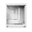NZXT H7 Flow RGB (2024) ATX Mid Tower Left Side Tempered Glass Case with 3 RGB Fans - White - Image 8