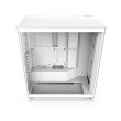 NZXT H7 Flow RGB (2024) ATX Mid Tower Left Side Tempered Glass Case with 3 RGB Fans - White - Image 9