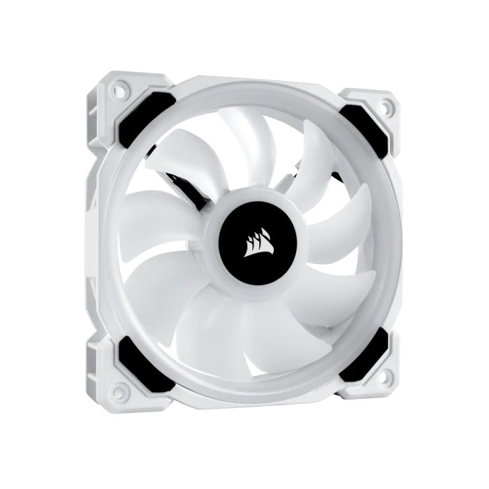 Corsair LL Series LL120 RGB 120mm Dual Light Loop RGB LED PWM Fan Single Pack - White - Image 2