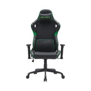 GameOn Call Of Duty Skull Snake Edition PVC+PU Material, Adjustable 4D Armrest, 90-180 Degree Angle Adjuster - Green/Black