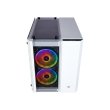 Corsair 280X Crystal Series RGB Tempered Glass Micro ATX Case - White - Image 6