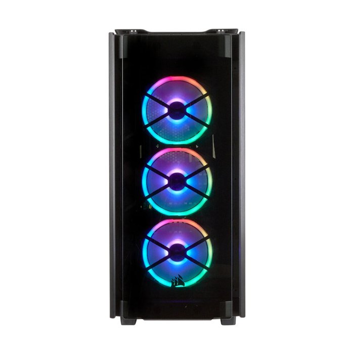 Corsair Obsidian Series 500D RGB SE Mid Tower Case Premium Tempered Glass and Aluminum LL120 Fans -Black - Image 3