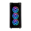 Corsair Obsidian Series 500D RGB SE Mid Tower Case Premium Tempered Glass and Aluminum LL120 Fans -Black - Image 5