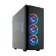 Corsair Obsidian Series 500D RGB SE Mid Tower Case Premium Tempered Glass and Aluminum LL120 Fans -Black - Image 12