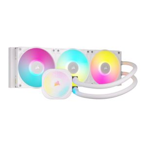 Corsair iCUE Link Titan 360 RX RGB Extreme Performance 360mm Liquid CPU Cooler - White