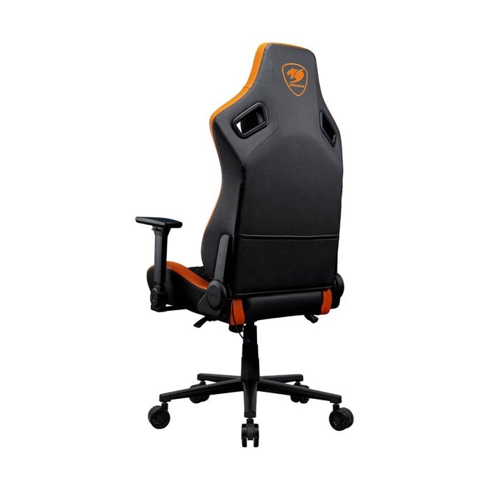 Cougar Defensor F Gaming Chair, Woven Fabric Surface, PushBack Advanced Lumbar Support, 4D Folding Armrests, 155° Reclining, Piston Lift Height Adjustment, Class 4 Gas Lift, Black | 3MDFFORB.0001 - Image 2