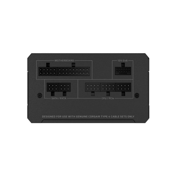 Corsair RMe Series RM850e Fully Modular Low-Noise ATX Power Supply, 850W Power, 80 PLUS Gold Efficiency, 120mm Rifle Bearing Fan, Zero RPM Fan Mode, ATX 3.1 Certified, Black | CP-9020296-UK - Image 2