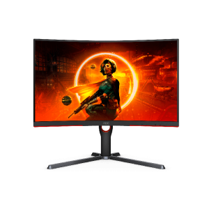 AOC CQ27G3Z 27 Inch 240Hz QHD 0.5ms HDMI 2.0 Curved Gaming Monitor - Black