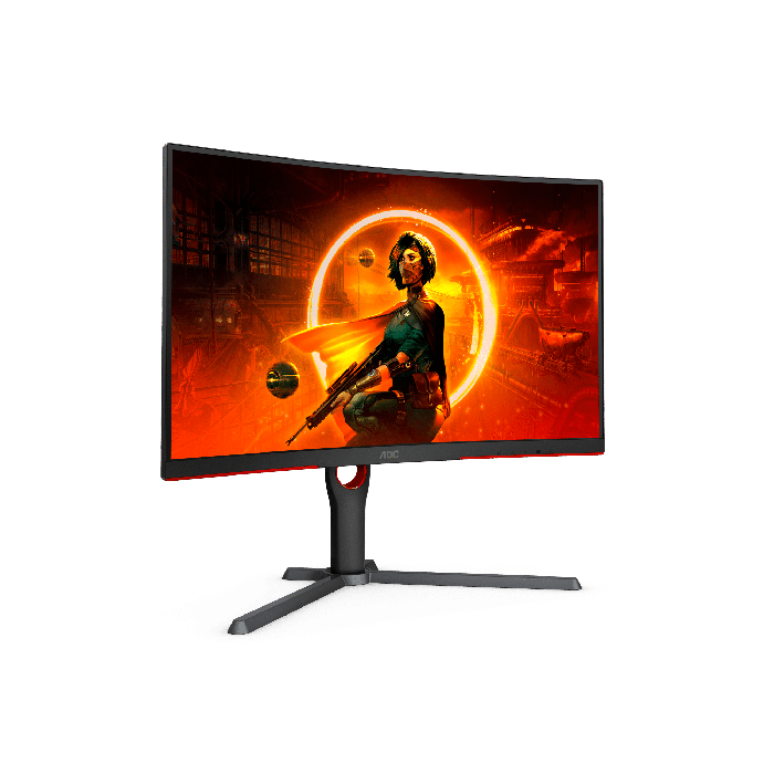AOC CQ27G3Z 27 Inch 240Hz QHD 0.5ms HDMI 2.0 Curved Gaming Monitor - Black - Image 3