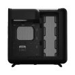 HYTE X50 Micro-Mesh Mid-Tower Modern Performance Gaming Case - Pitch Black - Image 6