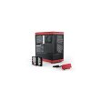 HYTE Y40 Mid Tower Two Panel Front & Left Side Tempered Glass Case With 2 Fan - Black/Red - Image 5
