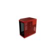 HYTE Y70 TOUCH INFINITE - 14.5 Inch Touchscreen Mid Tower Two Panel Front & Left Side Tempered Glass Case without Fan - Black/Red - Image 8