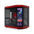 HYTE Y70 TOUCH INFINITE - 14.5 Inch Touchscreen Mid Tower Two Panel Front & Left Side Tempered Glass Case without Fan - Black/Red - Image 4