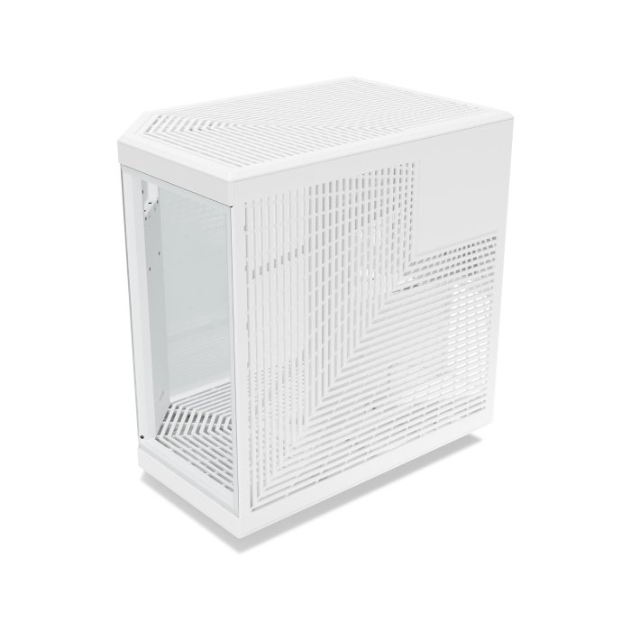 HYTE Y70 Touch Infinite Dual Chamber ATX Mid Tower Modern Aesthetic Case with Integrated 2.5K LCD Touchscreen - Snow White - Image 2